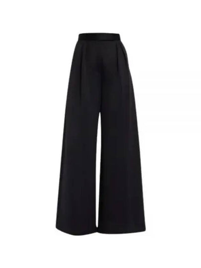 Zinnia Wide Pants Black - MAX MARA - BALAAN 2