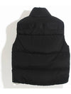 High Neck Padded Vest Black - STONE ISLAND - BALAAN 3