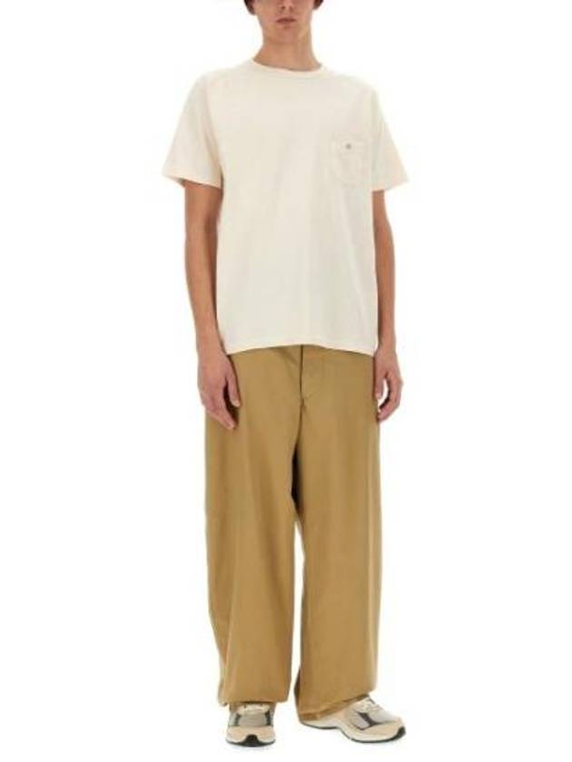 5.6Oz Basic Short Sleeve T-Shirt Ivory - NIGEL CABOURN - BALAAN 4