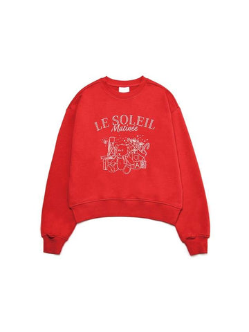 X Mas Teddy Bear Sweatshirt Red - LE SOLEIL MATINEE - BALAAN 1