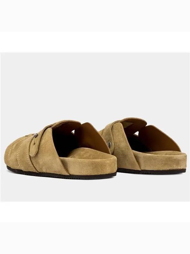 Glamping Suede Sandal Mules Senape - BUTTERO - BALAAN 5