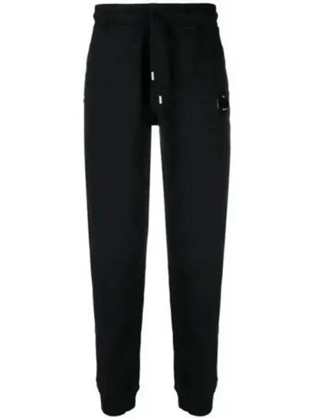 Light Fleece Utility Track Pants Black - CP COMPANY - BALAAN 2