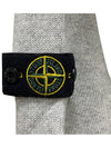 Kids Waffen Patch Wool Zip up Cardigan 14 Melange Gray 8116503Z1 V0M64 - STONE ISLAND - BALAAN 4