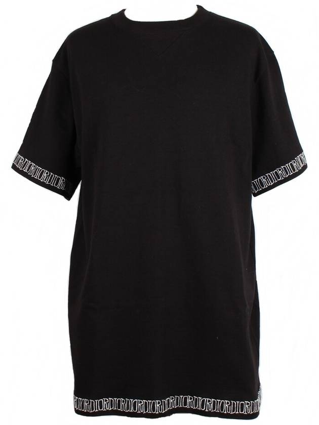 Sean Stussy Embroidered Lace Short Sleeve 3XL - DIOR - BALAAN 1