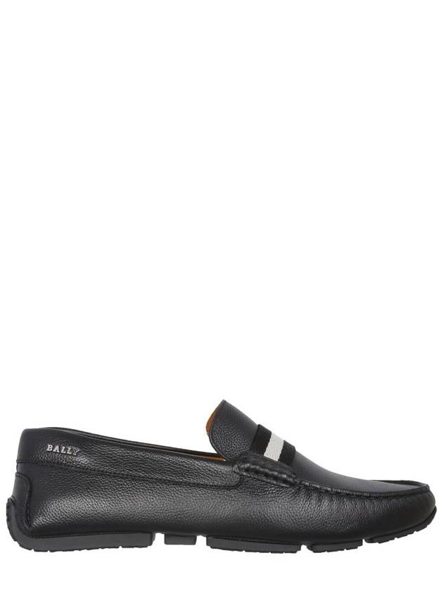 Pearce Leather Loafer Black - BALLY - BALAAN 3