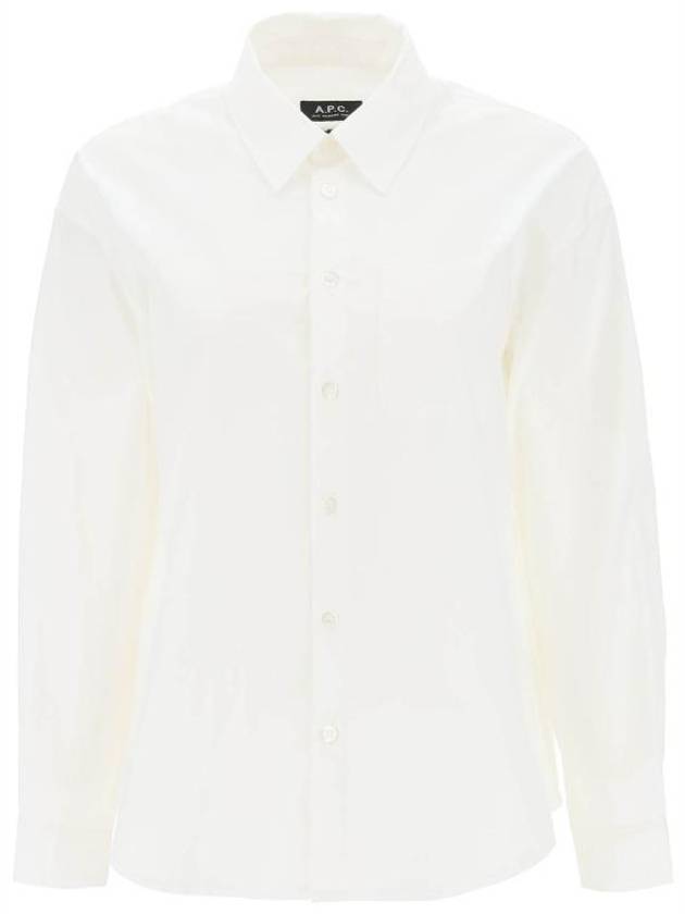 Boyfriend Long Sleeve Shirt White - A.P.C. - BALAAN 2