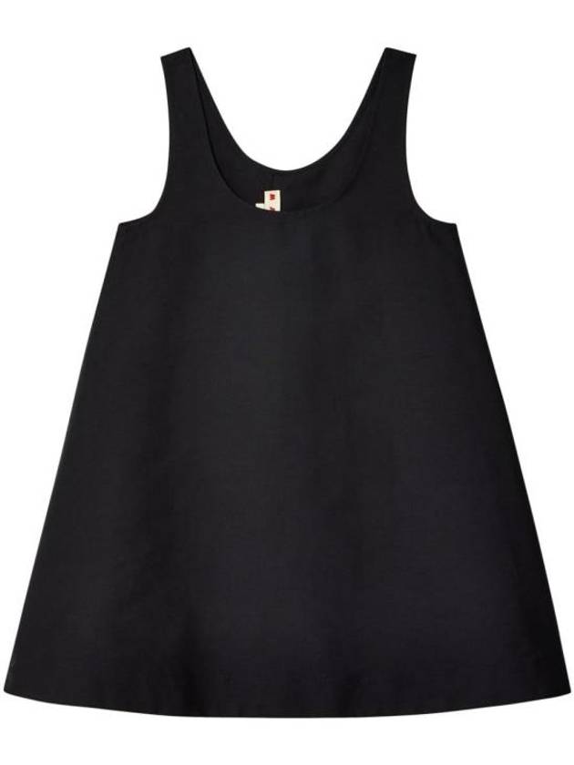 Sleeveless Short Dress Black - MARNI - BALAAN 1