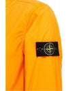 Men's Garment Dyed Crinkle Reps Nylon Shirt Jacket Orange - STONE ISLAND - BALAAN 5