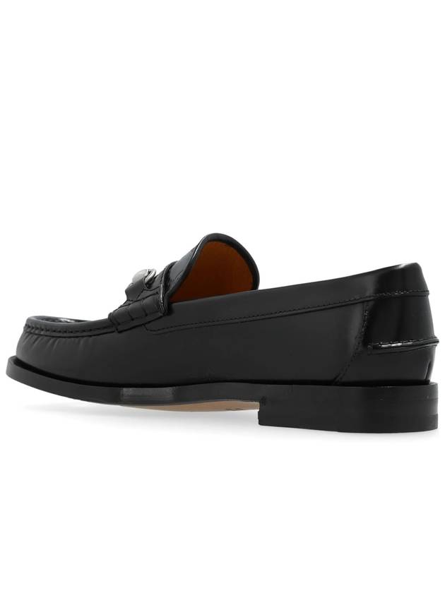 Men's GG Horsebit Leather Loafers Black - GUCCI - BALAAN 6