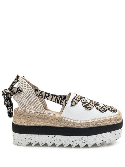 Gaia Platform Espadrilles White - STELLA MCCARTNEY - BALAAN 2