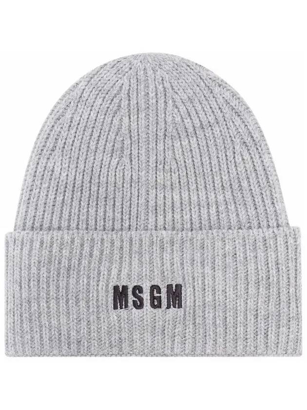 Logo Solid Beanie 3140ML04 217780 94 LIGHT GRAY MGH005gr - MSGM - BALAAN 3