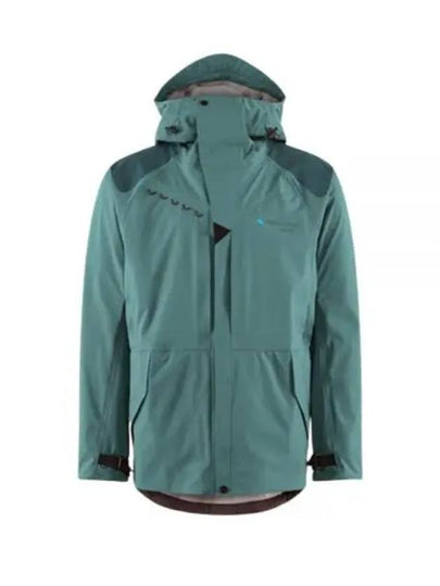 Skirner Waterproof Zip-Up Jacket Frost Green - KLATTERMUSEN - BALAAN 2