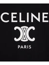 Paris T-Shirt in Cotton Jersey Black White - CELINE - BALAAN 6