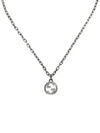 YBB455307001 455307 J8400 8106 Interlocking G Silver Necklace - GUCCI - BALAAN 4