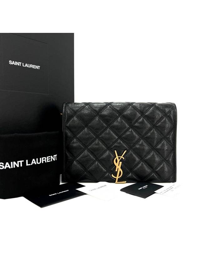 Becky gold chain crossbag shoulder bag black - SAINT LAURENT - BALAAN 4