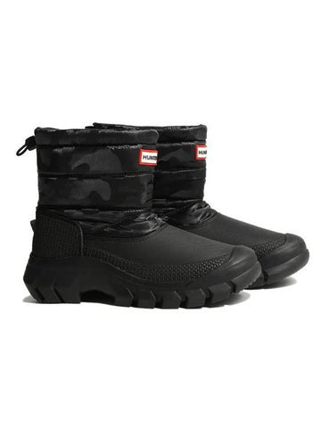 Intrepid Reflective Camo Short Winter Boots Black - HUNTER - BALAAN 1