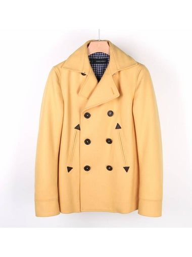 Dean Dan Peacoat Yellow S74AM0293 - DSQUARED2 - BALAAN 1