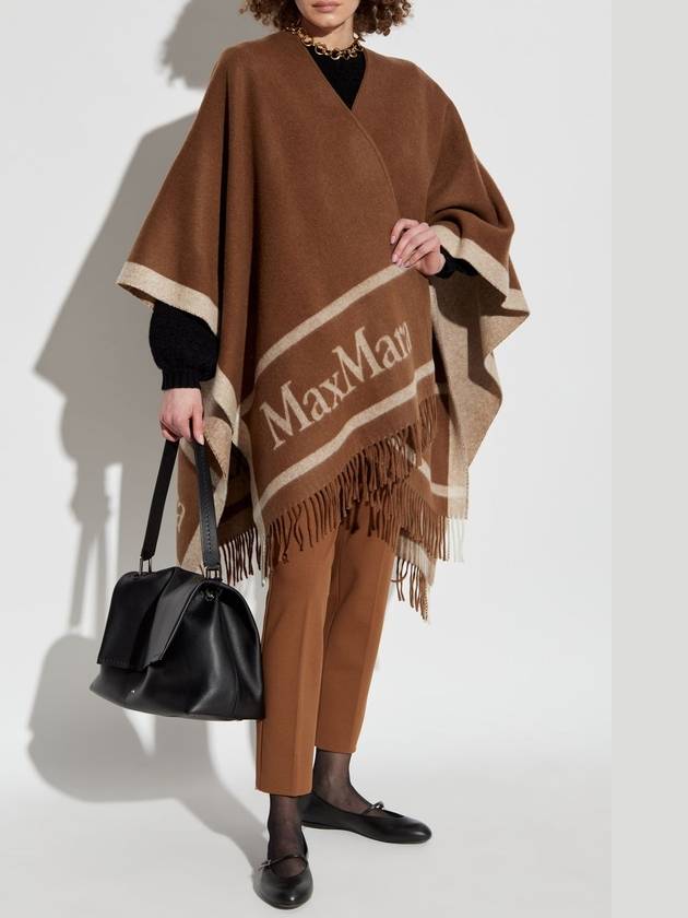 Max Mara Poncho Hilde, Women's, Brown - MAX MARA - BALAAN 2