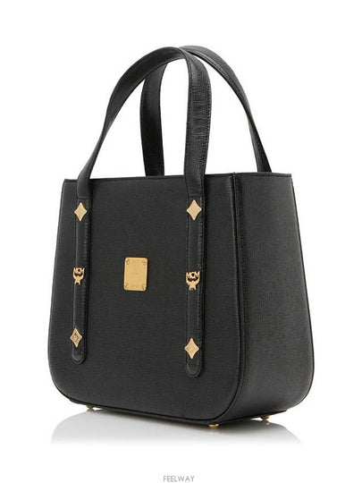 Classic black mini tote vintage gold - MCM - BALAAN 2