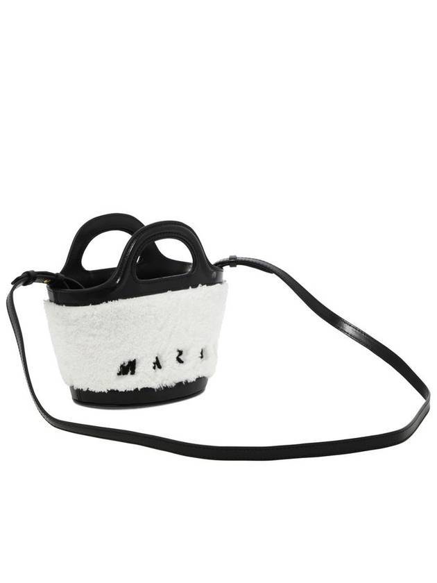 Micro Deboss Logo Tote Bag White - MARNI - BALAAN 3