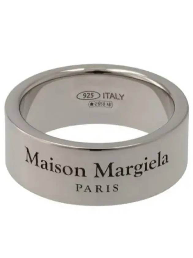 Logo Ring Silver SM1UQ0095 SV0158 - MAISON MARGIELA - BALAAN 1