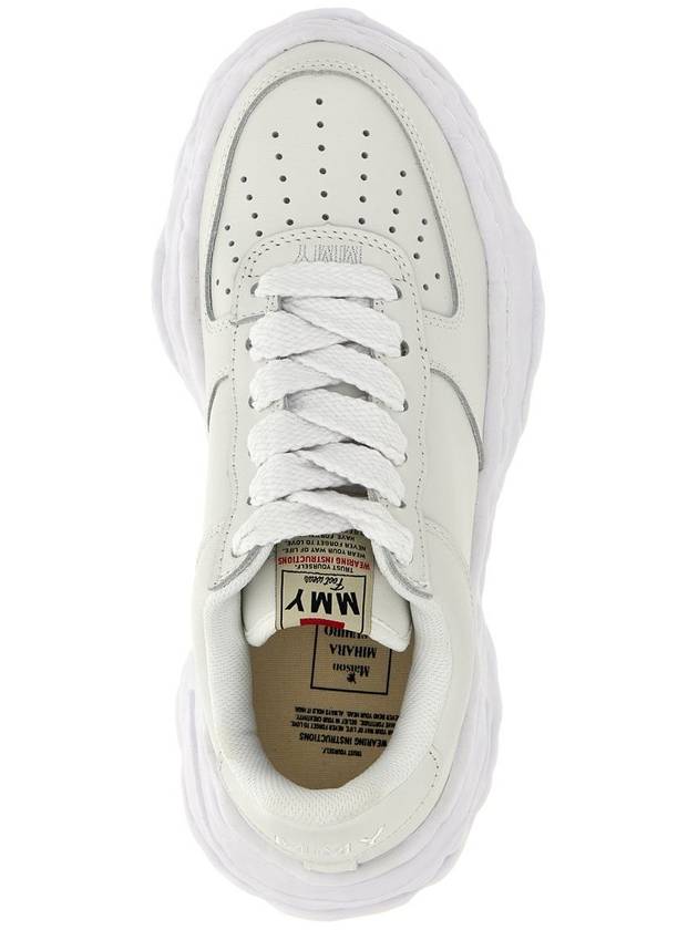 Wayne OG Sole Leather Low Top Sneakers White - MAISON MIHARA YASUHIRO - BALAAN 5