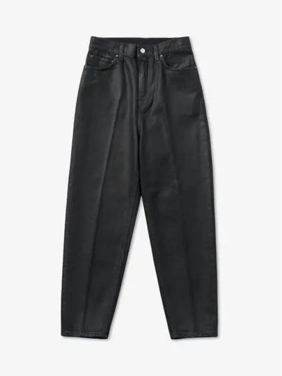 Crop Tapered Jeans Black - TOTEME - BALAAN 2