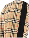 Organic Cotton Check Straight Pants Beige - BURBERRY - BALAAN 4