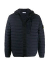 Room Woven Chambers Stretch Nylon TC Lightweight Padding Navy - STONE ISLAND - BALAAN.