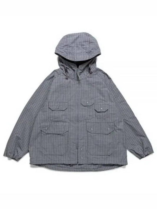 Atlantic Parka Gray PC Gunclub Check 24S1D010OR207SL004 Atlantic Parka - ENGINEERED GARMENTS - BALAAN 1