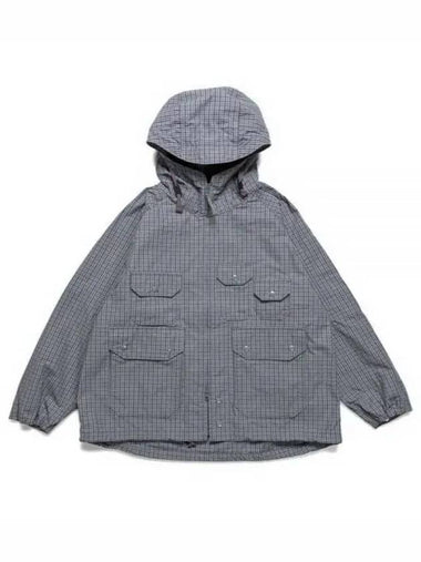 24 Atlantic Parka Gray PC Gunclub Check 24S1D010 OR207 SL004 - ENGINEERED GARMENTS - BALAAN 1