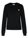 Fox Head Patch Regular Sweatshirt Black - MAISON KITSUNE - BALAAN 2