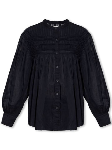 Marant Etoile ‘Plalia’ Shirt, Women's, Black - ISABEL MARANT - BALAAN 1