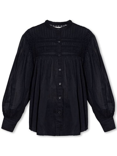 Marant Etoile ‘Plalia’ Shirt, Women's, Black - ISABEL MARANT - BALAAN 1