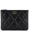 Clutch Nineteen 19 Calfskin Clutch Small Black - CHANEL - BALAAN 9