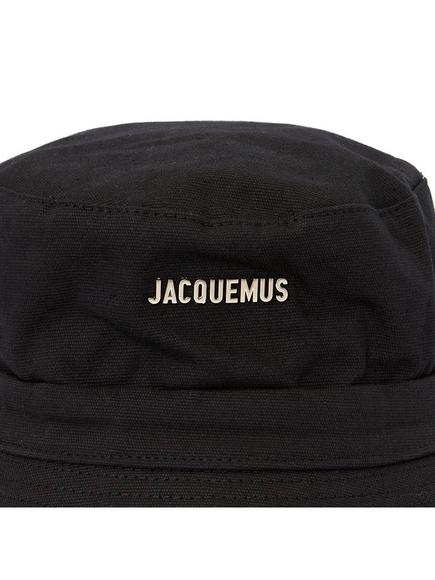 Le Bob Gadjo Bucket Hat Black - JACQUEMUS - BALAAN 7