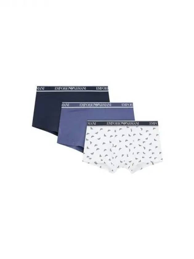 UNDERWEAR Online Exclusive Men s Trim Logo Band Cotton Drawn 3PACK Multi 270799 - EMPORIO ARMANI - BALAAN 1