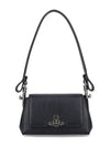 ORB Logo Shoulder Bag Black - VIVIENNE WESTWOOD - BALAAN 2