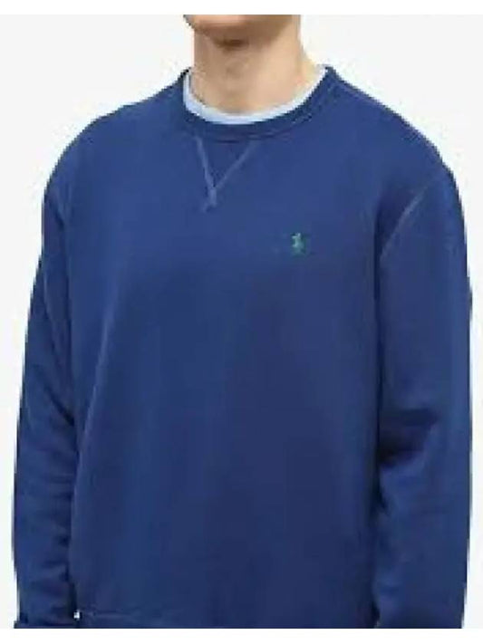 Savings Fleece Crew Neck Sweatshirt Blue - POLO RALPH LAUREN - BALAAN 1