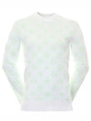 Men's Golf Gus Jacquard Crew Neck Sweatshirt White - J.LINDEBERG - BALAAN 2