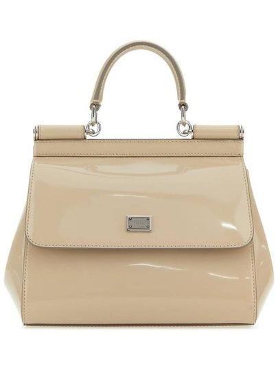 Sicily Small Calfskin Tote Bag Beige - DOLCE&GABBANA - BALAAN 2