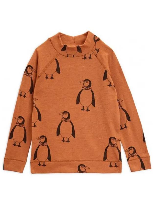 Kids Penguin Wool Long Sleeve T Shirt 20720152 16 - MINI RODINI - BALAAN 4