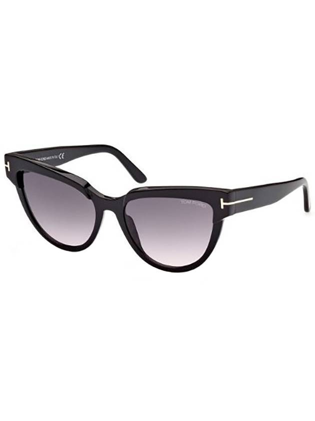 Eyewear T Logo Sunglasses Black - TOM FORD - BALAAN 1