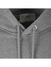 Heart Small Logo Hoodie Grey - AMI - BALAAN 4