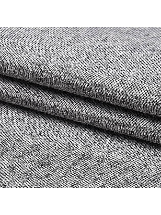 Logo Print Crew Neck Short Sleeve T-Shirt Grey - A.P.C. - BALAAN 8