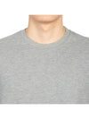 Classic Pique Rib Side Insert 4-Bar Short Sleeve T-Shirt Light Grey - THOM BROWNE - BALAAN 9