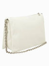 JEANS Women s Ivory Micro Mono Chain Shoulder Bag DH3575 115 - CALVIN KLEIN - BALAAN 1