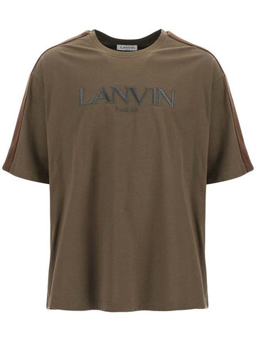 LANVIN T-SHIRT BRODÉ LANVIN SIDE CURB - LANVIN - BALAAN 1