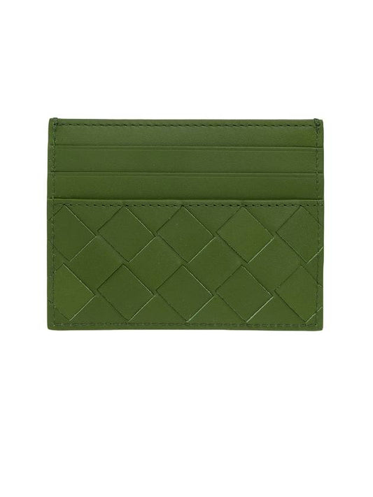 Intrecciato Leather Card Wallet Avocado - BOTTEGA VENETA - BALAAN 1