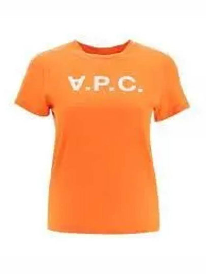 VPC Logo Organic Cotton Short Sleeve T-Shirt Orange - A.P.C. - BALAAN 2